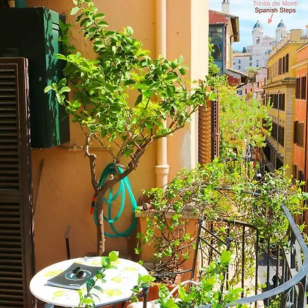 Lägenhet 60mr Spanish Steps Balcony Rom